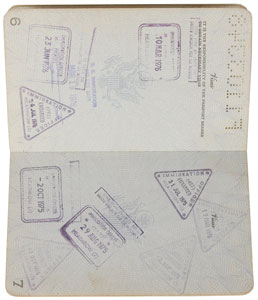 Lot #7235 Deep Purple: Tommy Bolin’s Signed Passport - Image 3
