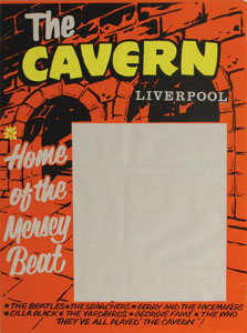 Lot #7052 Beatles 1960s Cavern Club Poster - Image 1