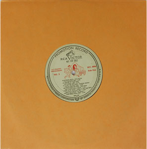 Lot #7074 Elvis Presley 1955 EZ Country Promo Record