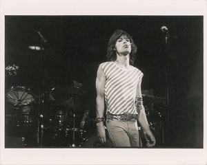 Lot #7112 Mick Jagger Set of (3) Photographs - Image 1