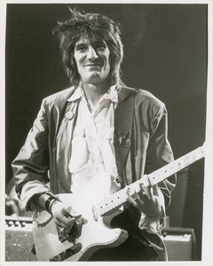 Lot #7113 Keith Richards and Ronnie Wood Set of (3) Photographs - Image 1