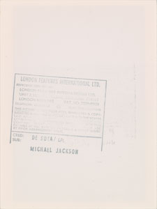 Lot #7150 Michael Jackson Set of (4) Photographs - Image 8
