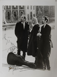 Lot #7202 Peter, Paul & Mary Signed Photograph
