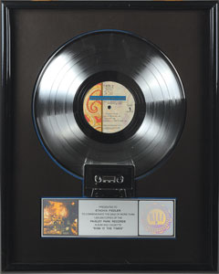 Lot #7453  Prince ‘Sign O’ The Times’ Platinum Sales Award - Image 1