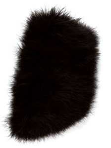 Lot #7446  Prince’s Personally-Owned and -Worn Black Fur Muff and Strip - Image 3