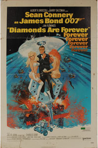 Lot #7306 Joey Ramone's Diamonds Are Forever Movie Poster - Image 1