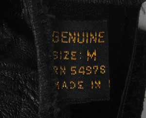 Lot #7270 Joey Ramone’s Studded Glove - Image 3