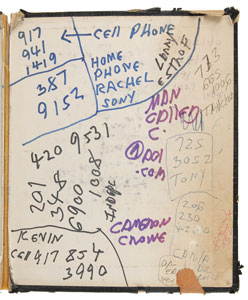 Lot #7289 Joey Ramone’s Pair of Address Books - Image 2
