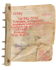 Lot #7289 Joey Ramone’s Pair of Address Books - Image 8