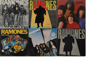 Lot #7277 Joey Ramone’s Collection of (6) Ramones Records