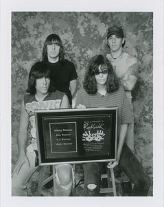 Lot #7279  Ramones Signed Photograph - Image 2