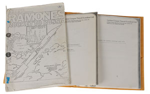 Lot #7347 Ramones Collection of Tour Itineraries