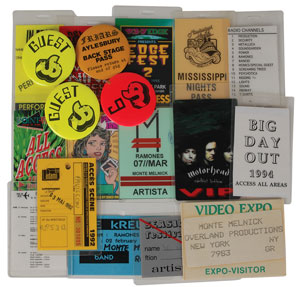 Lot #7355 Collection of Passes and Pins - Image 1