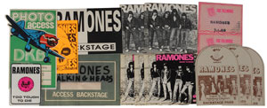 Lot #7356 Ramones Collection of (15) Stickers and