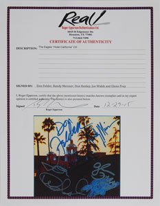 Lot #7238 The Eagles Signed CD Booklet - Image 2