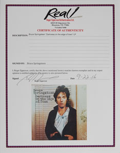 Lot #7257 Bruce Springsteen Signed Album - Image 2