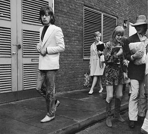 Lot #7097 Mick Jagger, Keith Richard, and Gram Parsons Worn Blue Velvet Pants - Image 8