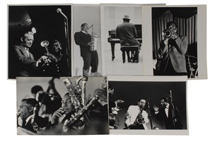 Lot #7167 Jim Marshall Set of (6) Jazz and Blues Photographs