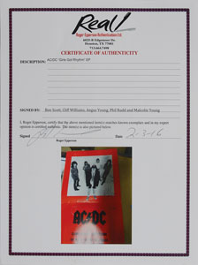 Lot #7218  AC/DC Signed EP Album Sleeve - Image 3