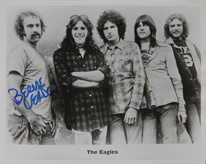Lot #7237 Eagles Set of (3) Signed Items
