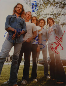 Lot #7239 The Eagles Signed Oversized Photograph