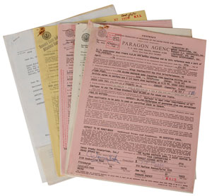Lot #7225 Allman Brothers Collection of Contracts