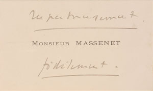 Lot #541 Jules Massenet - Image 3
