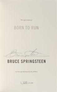 Lot #648 Bruce Springsteen