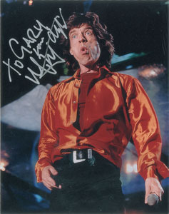 Lot #640 Rolling Stones: Mick Jagger