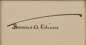 Lot #169 Thomas Edison - Image 2