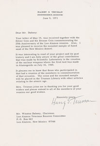Lot #69 Harry S. Truman - Image 1