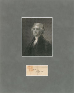 Lot #8 Thomas Jefferson