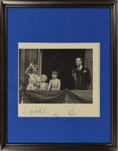 Lot #222 Queen Elizabeth II and Prince Philip - Image 1