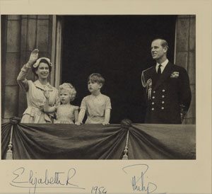 Lot #222 Queen Elizabeth II and Prince Philip - Image 2