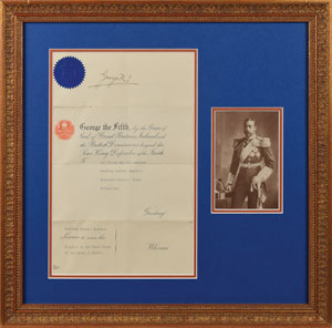 Lot #213 King George V - Image 1