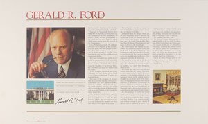 Lot #65 Gerald Ford