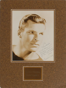 Lot #738 Buster Crabbe - Image 1