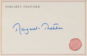 Lot #212 Margaret Thatcher - Image 2