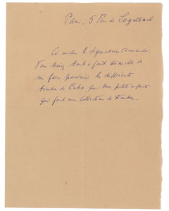 Lot #234 Alfred Dreyfus - Image 1