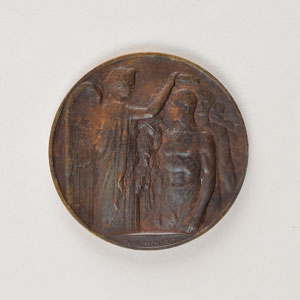 Lot #707 Paris 1924 Summer Olympics Participation Medal - Image 1