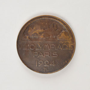 Lot #707 Paris 1924 Summer Olympics Participation Medal - Image 2