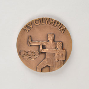 Lot #711 Helsinki 1952 Summer Olympics Participation Medal - Image 1