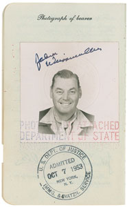 Lot #622 Johnny Weissmuller - Image 1
