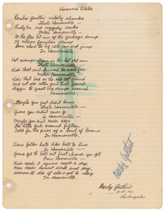Lot #422 Woody Guthrie - Image 1