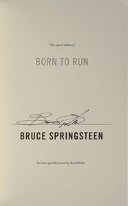 Lot #582 Bruce Springsteen