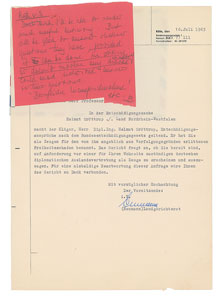 Lot #315 Wernher von Braun - Image 1