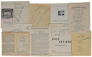 Lot #555 Pianists, Conductors, and Composers