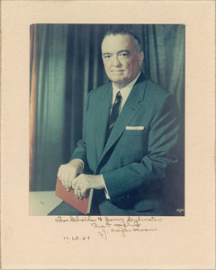 Lot #327 J. Edgar Hoover