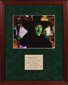 Lot #685  Wizard of Oz: Margaret Hamilton - Image 1