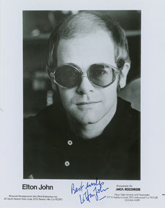Lot #529 Elton John